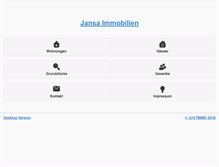 Tablet Screenshot of jansa-immobilien.at